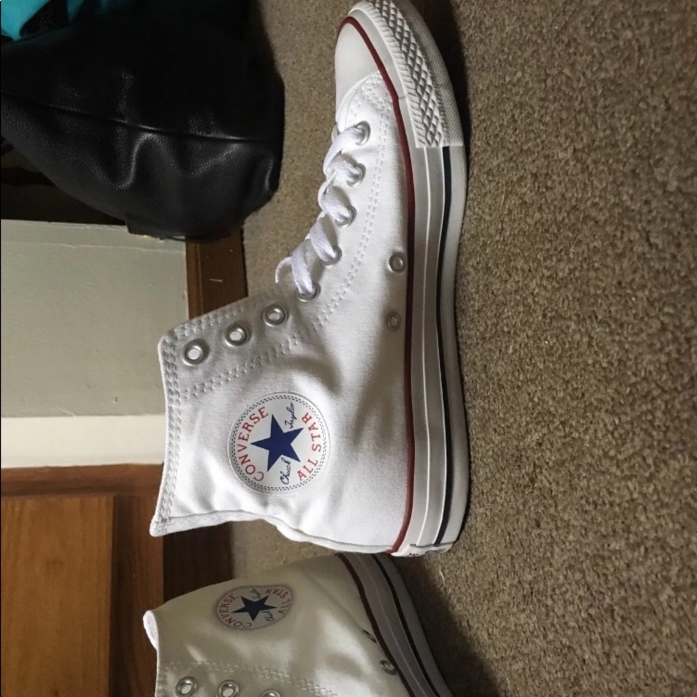 White high top converse